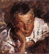 Nikolay Fechin Portrait of boy oil painting artist